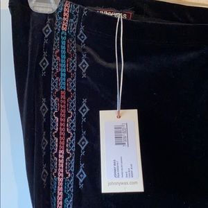 Johnny Was Velvet Leggings